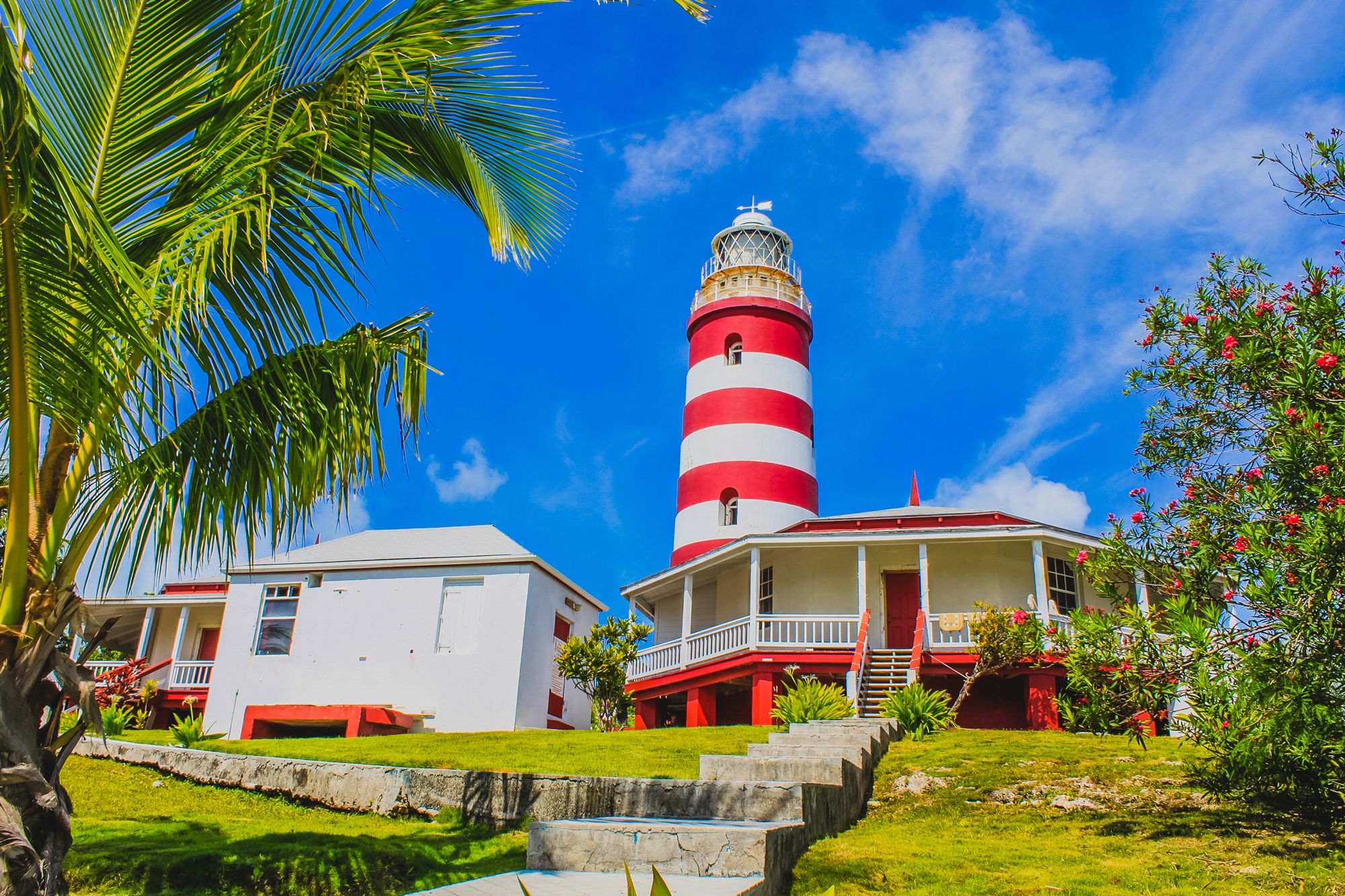 Elbow Reef Lighthouse Hope Town Bahamas