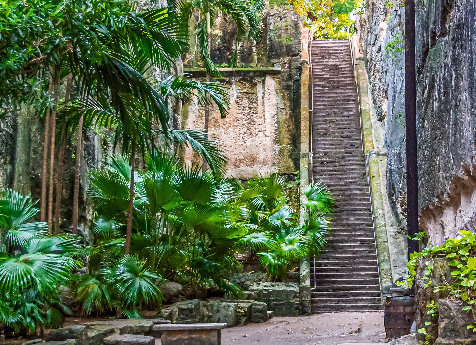 The Queen's Staircase Nassau Bahamas