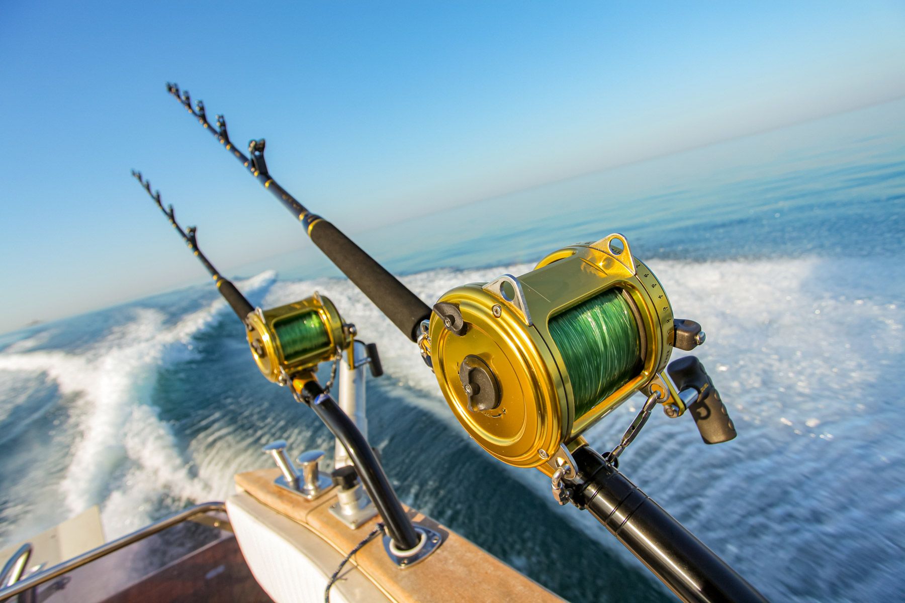 big game fishing reels rods