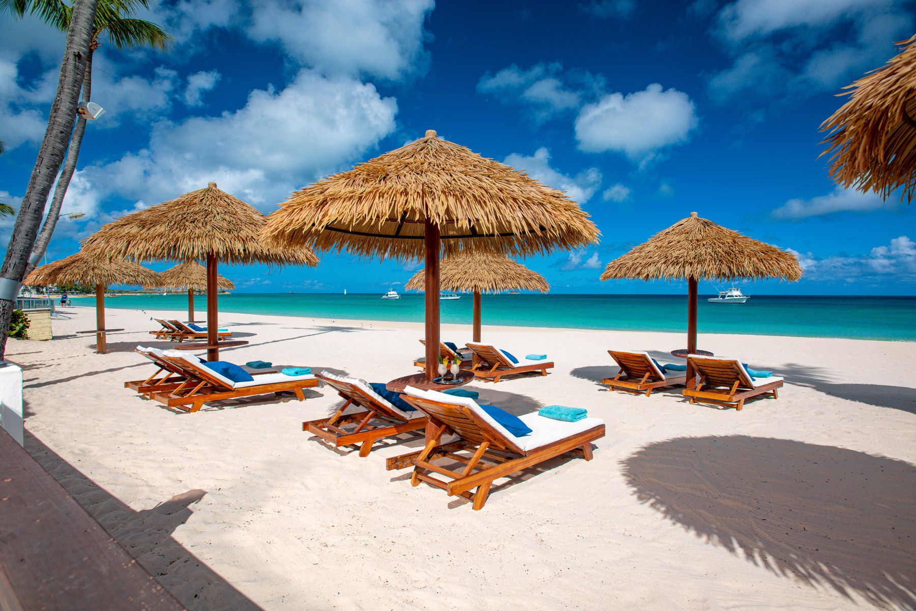 beach lounge chairs sandals grande antigua SAT