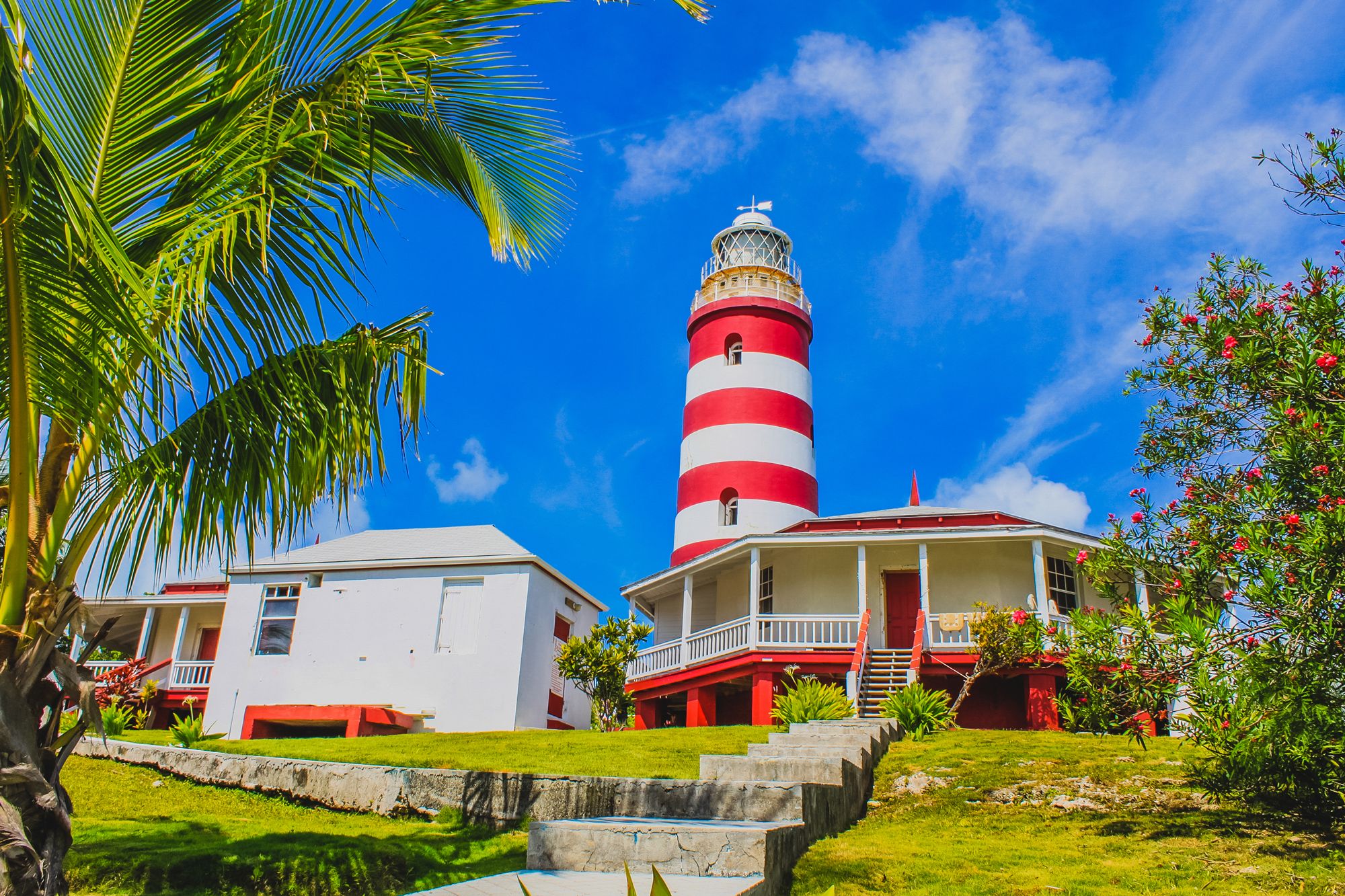 Elbow Reef Lighthouse Hope Town Bahamas