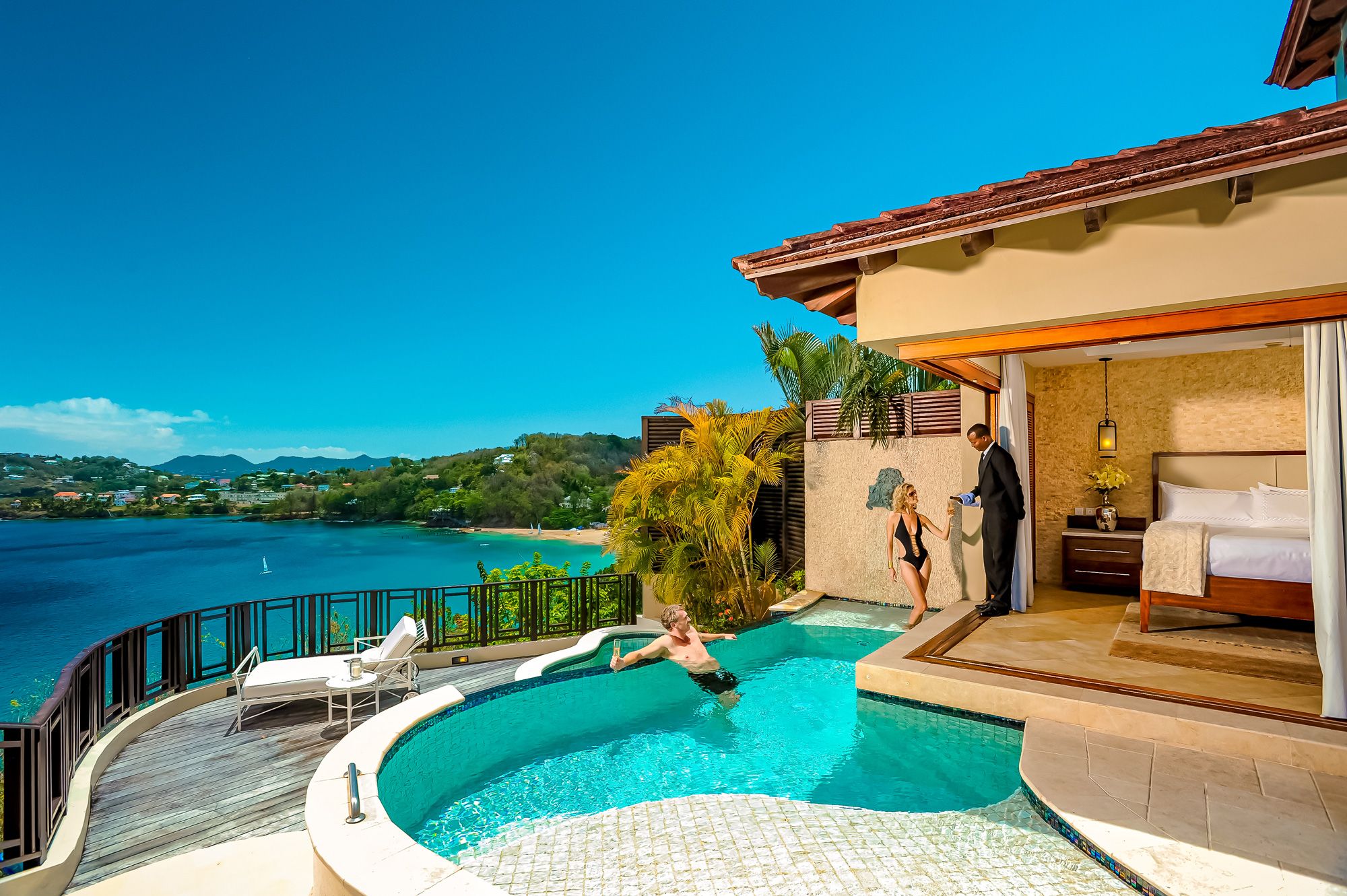 Sandals Regency La Toc Oceanview Millionaire Butler Villa Out