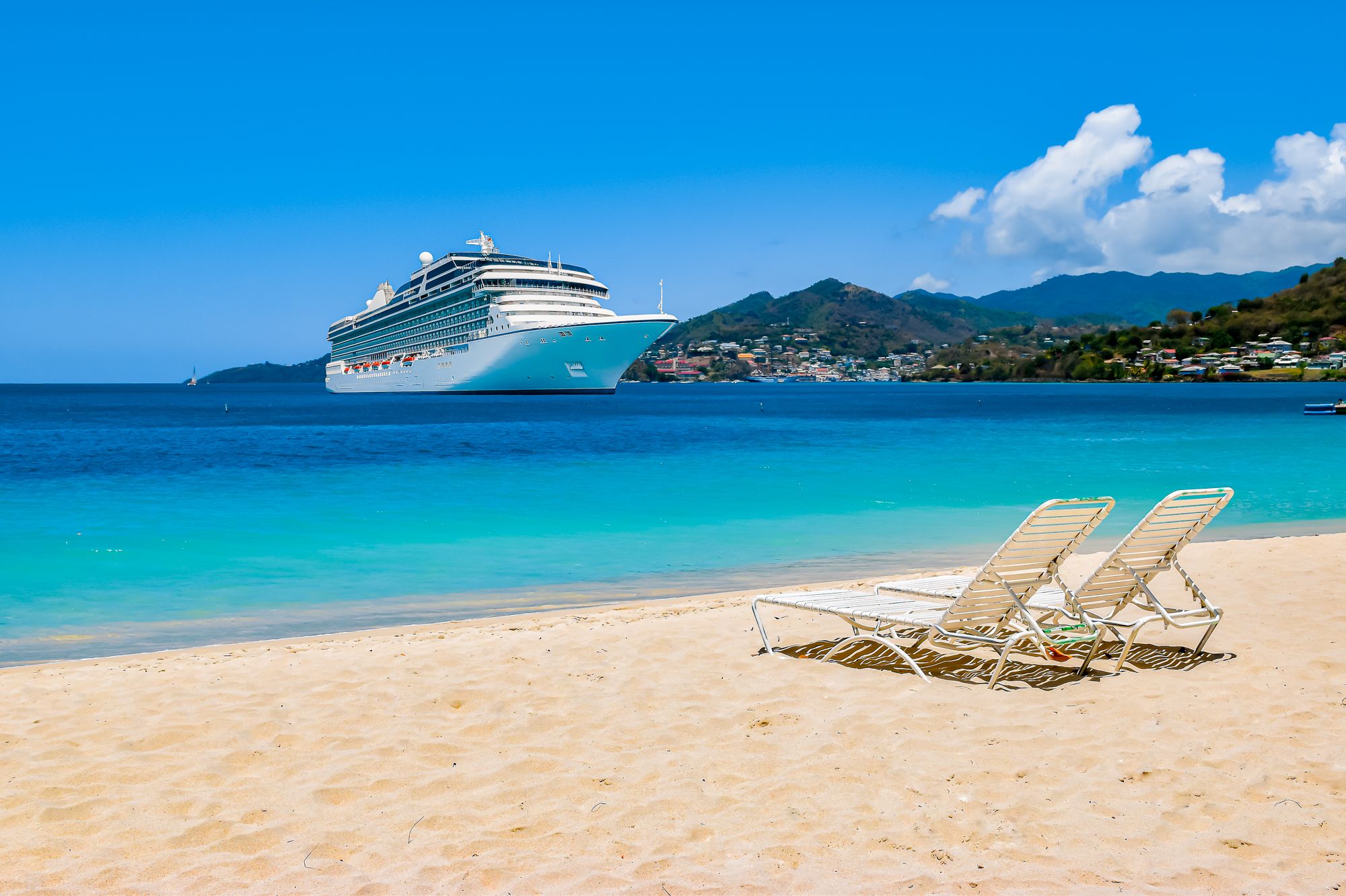Cruise Ship in Grenada Caribbean