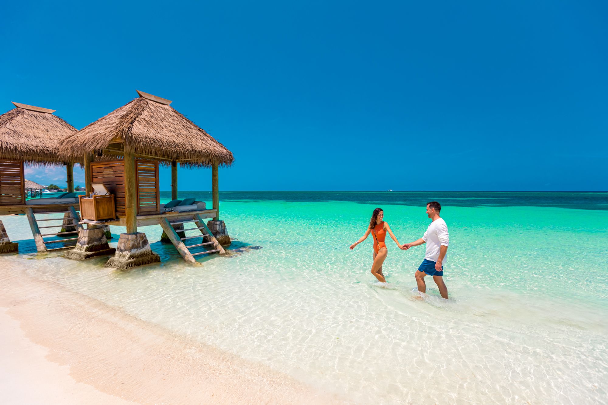 Sandals Montego Bay Beach Cabanas