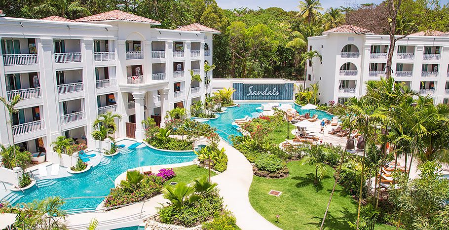 swim up suite Sandals Barbados