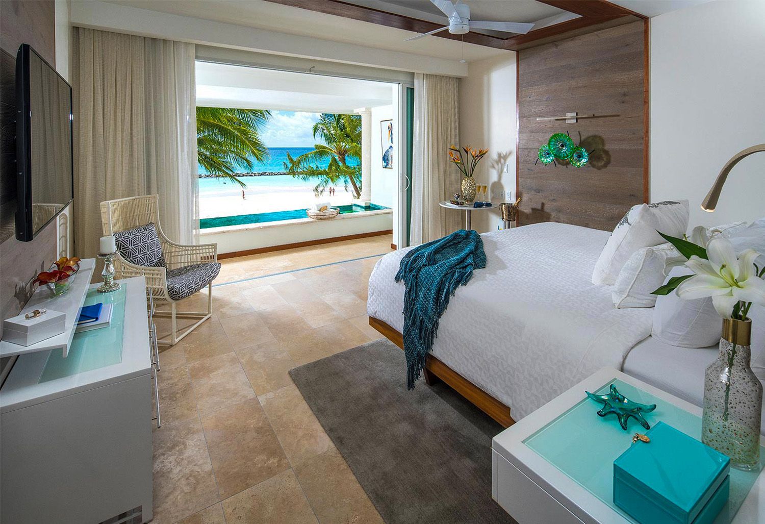 SkyPool suite at all-inclusive resort Sandals Royal Barbados