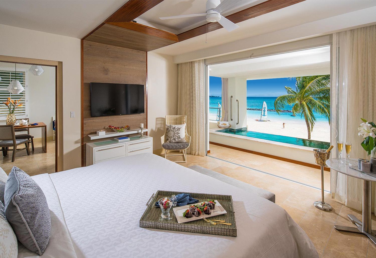 Sandals Royal Barbados honeymoon suite