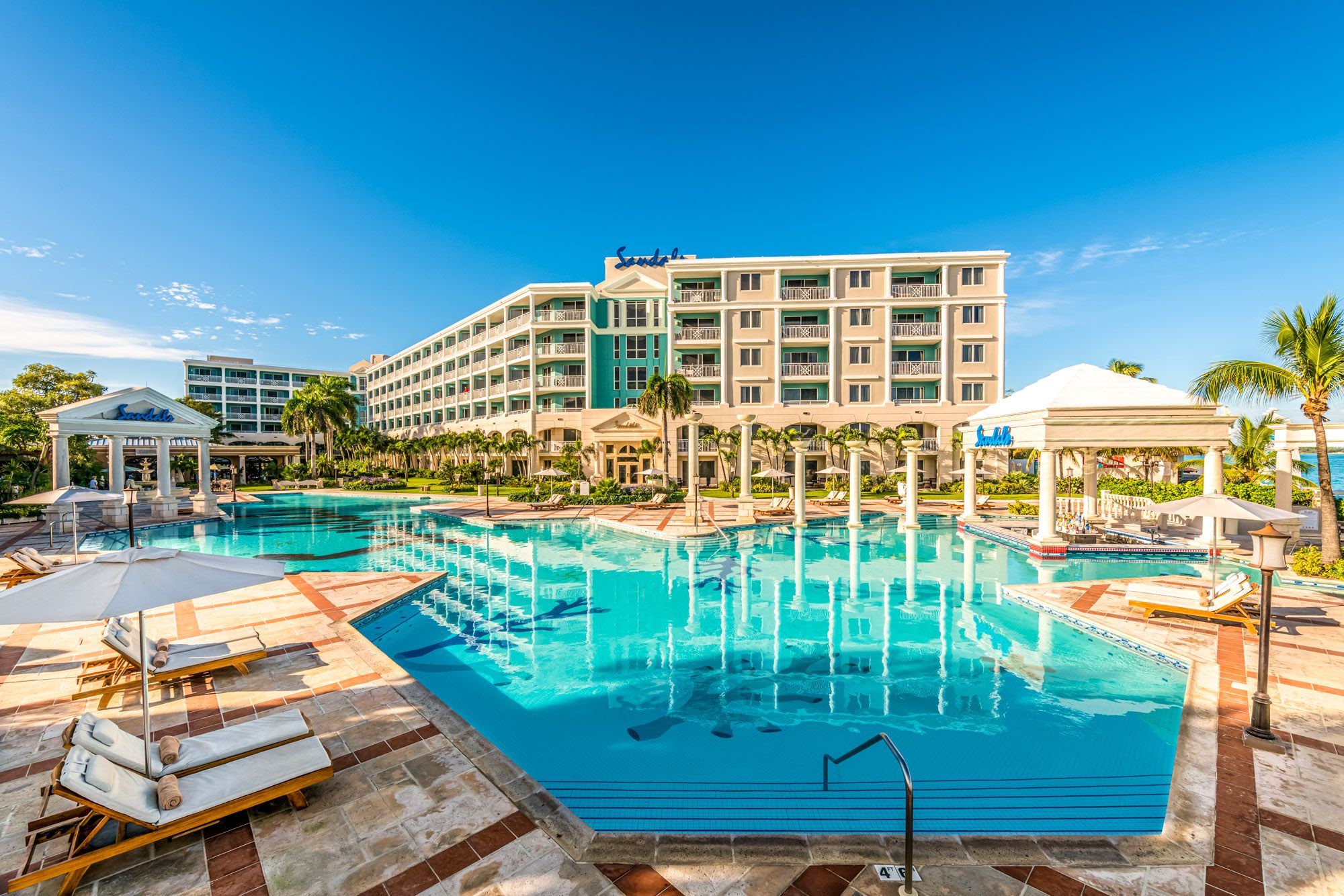 Sandals Royal Bahamian Pool Overview