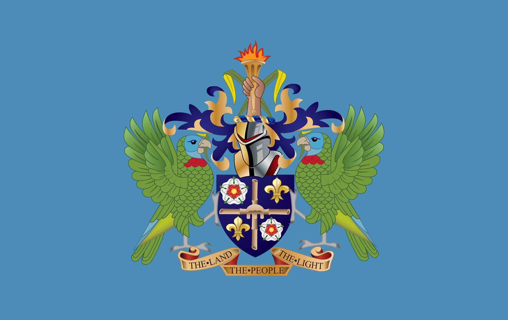 Saint-Lucia-Coat-of-Arms