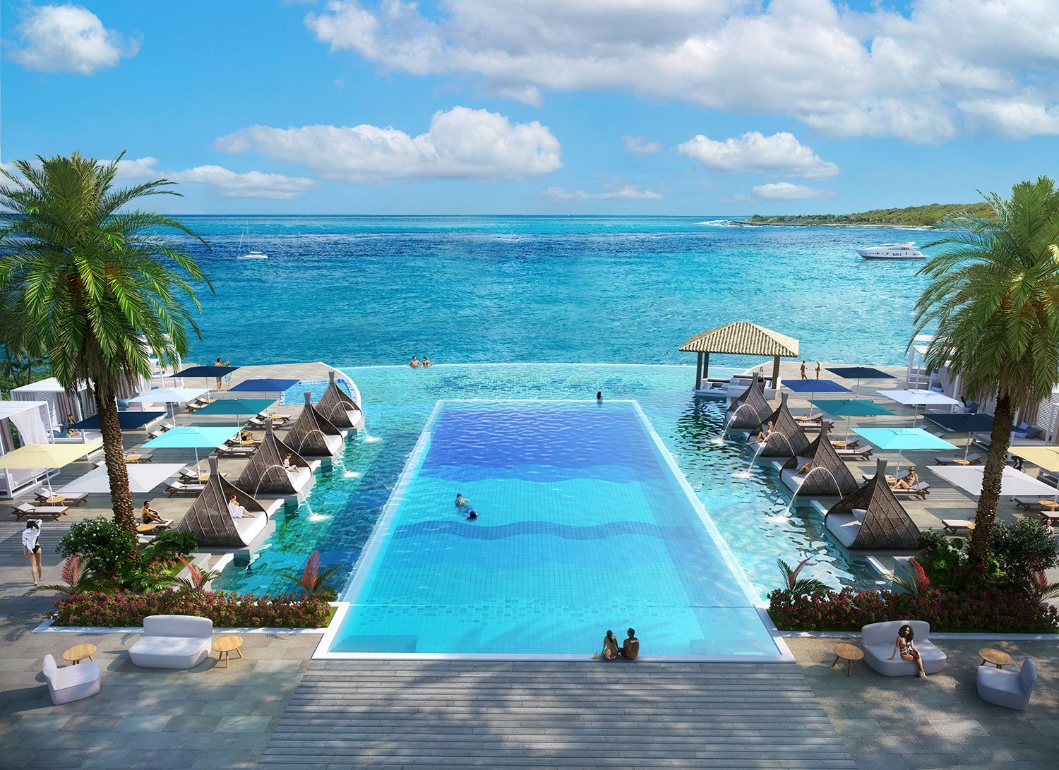 Sandals-Curacao-Pool