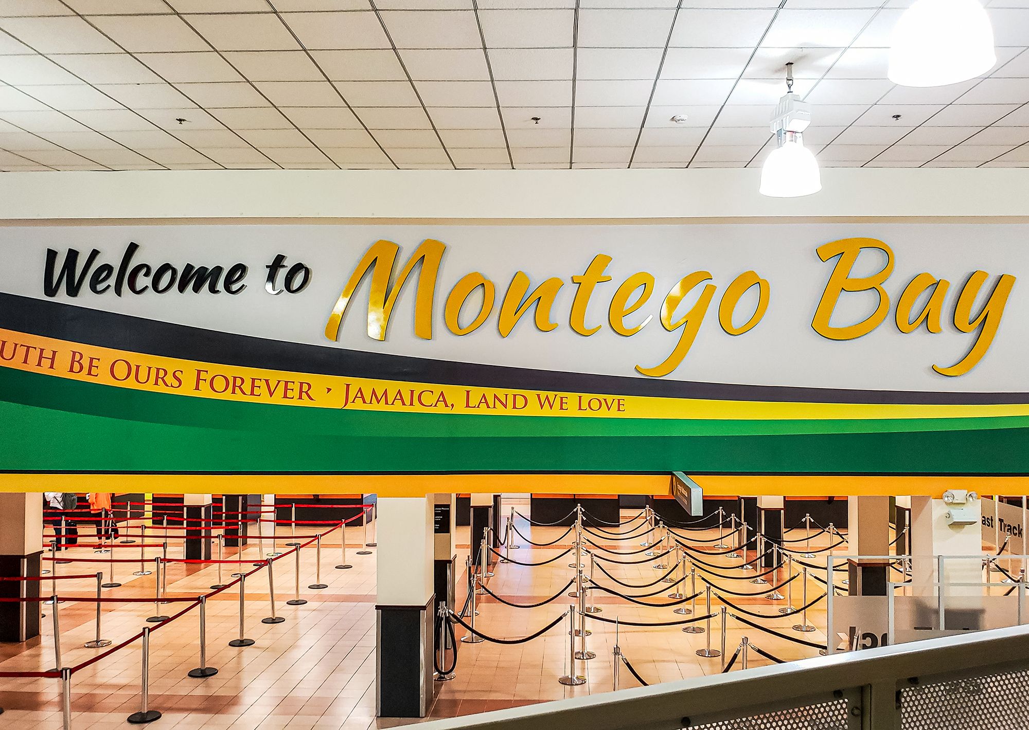 Welcome Montego Bay Jamaica Airport