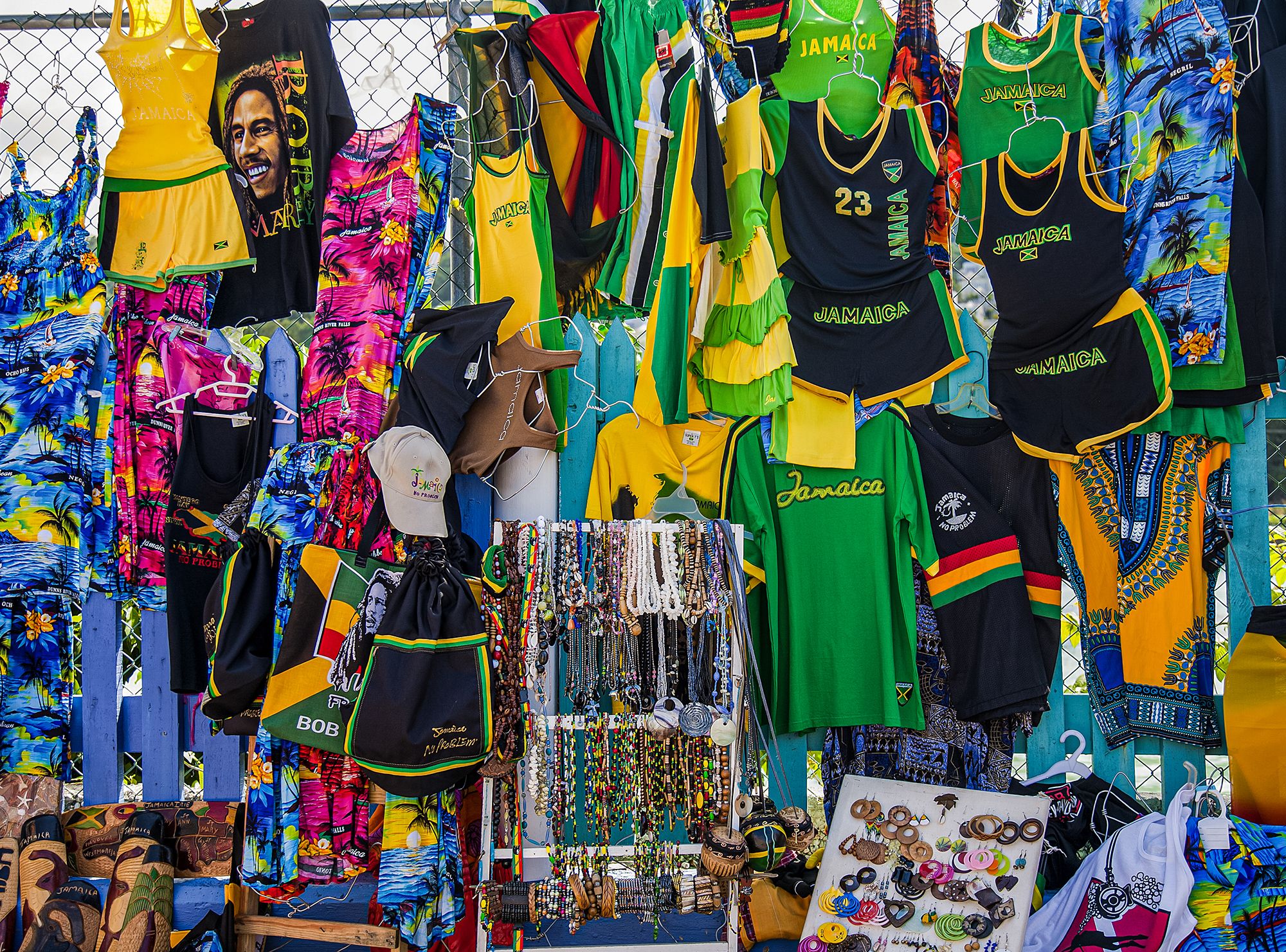 Jamaica Shopping Ocho RIos Street Vendors