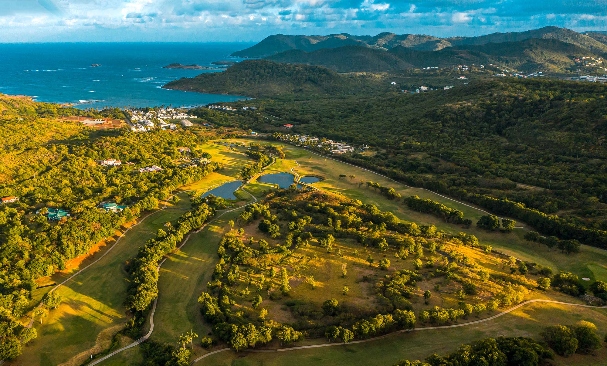 Saint Lucia Golf Course Aerial