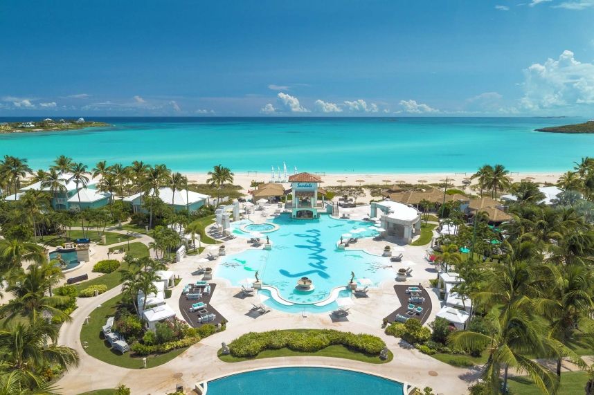 Sandals-Emerald-Bay-The-Bahamas-Aerial-Main-Pool-Front-1