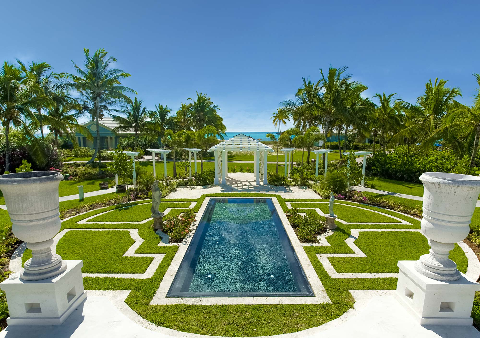 Wedding garden Bahamas