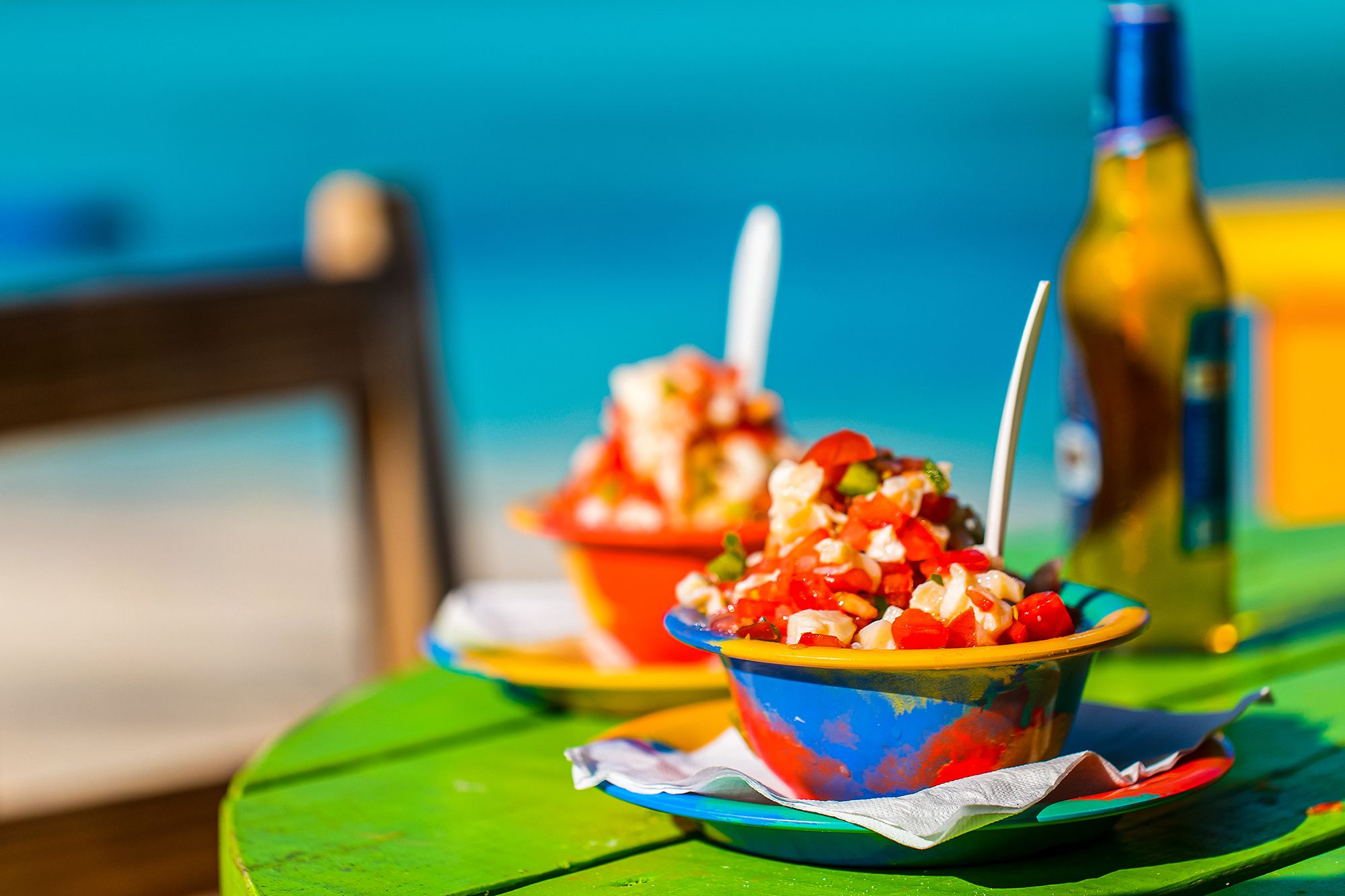 Conch Salad Beer Bahamas Nassau
