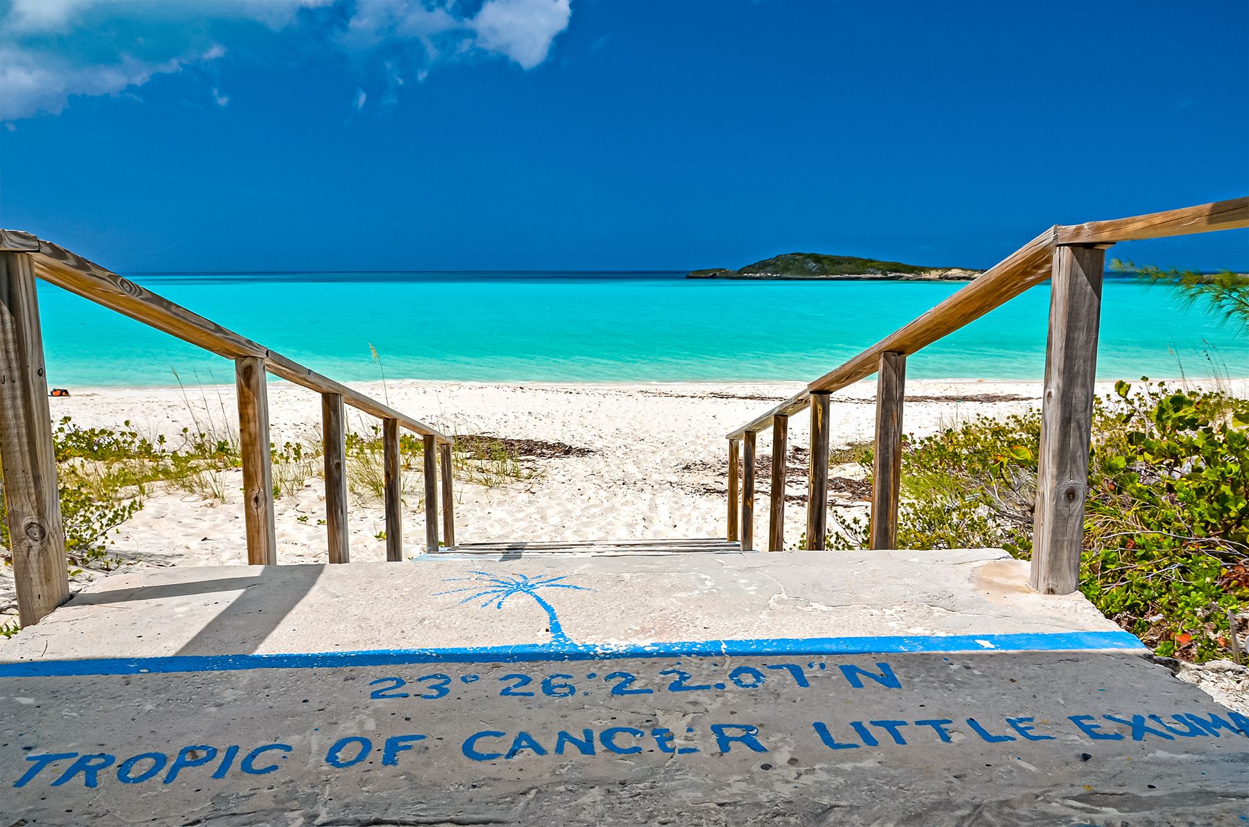 Tropic Cancer Beach Exuma Bahamas
