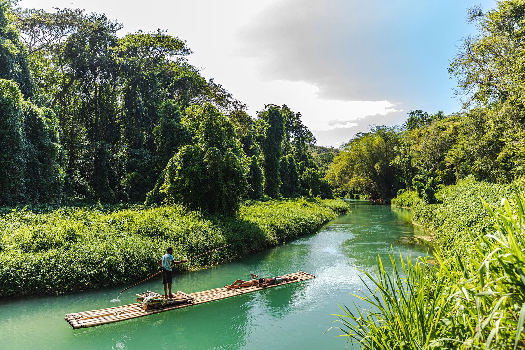 Jamaica Martha Brea Bamboo River Rafting
