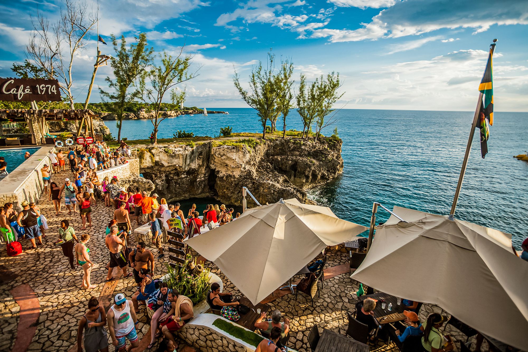 Ricks Cafe Sunset Cliffs People Jamaica