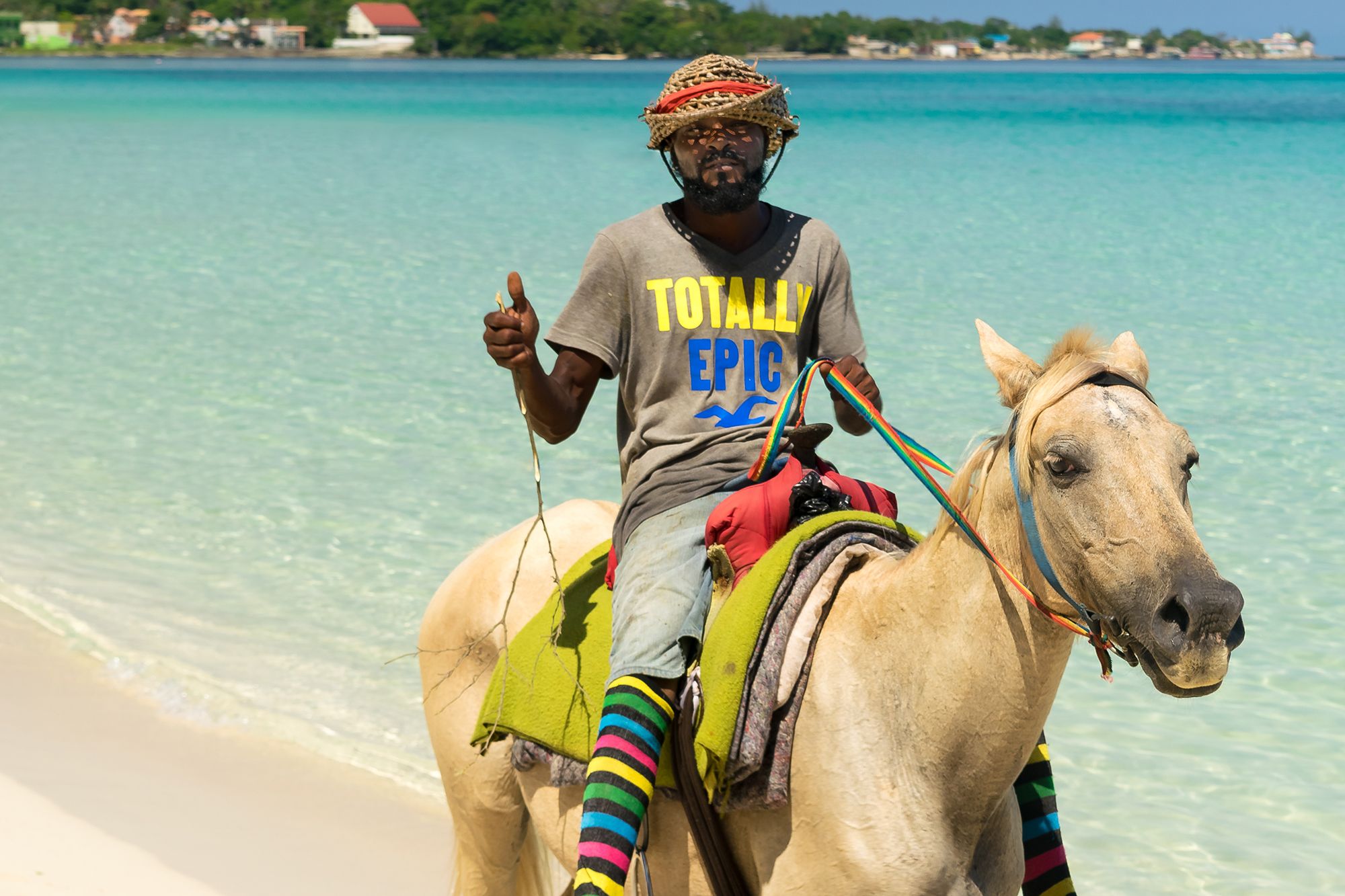 Negril Jamaica Horse Riding Beach