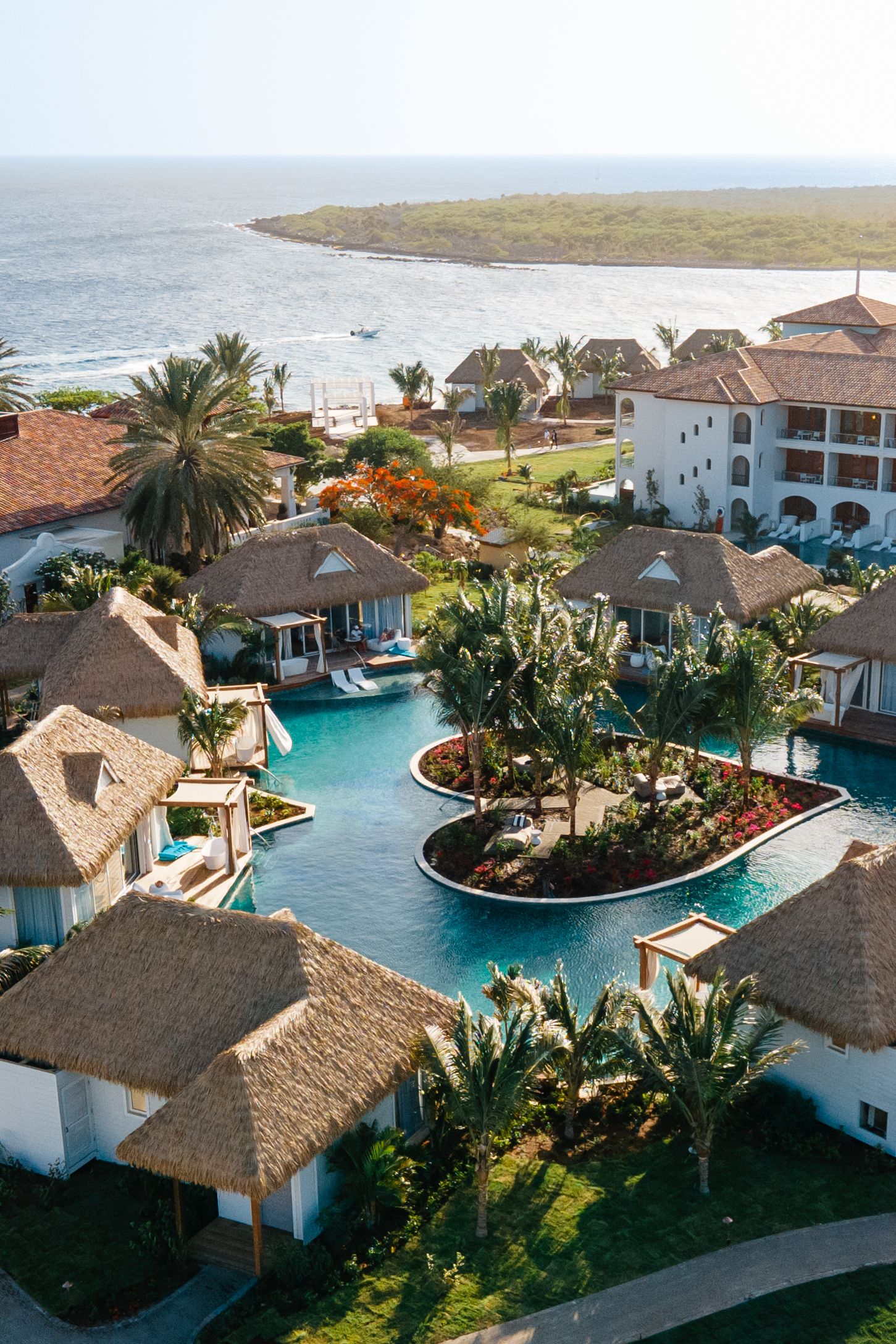 aerial view of sandals royal curacao