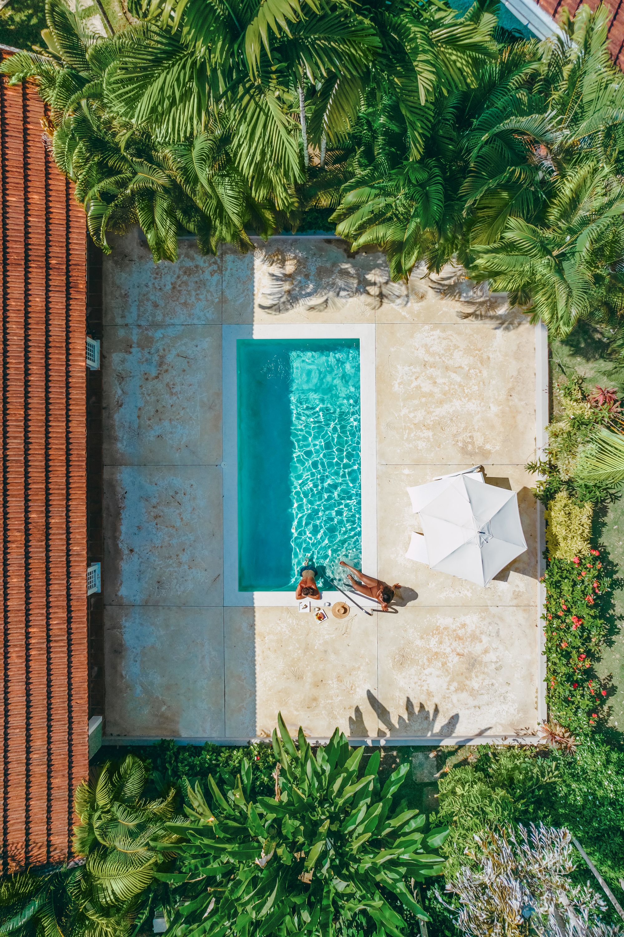 Semi-private pool suite at Sandals Ochi Beach