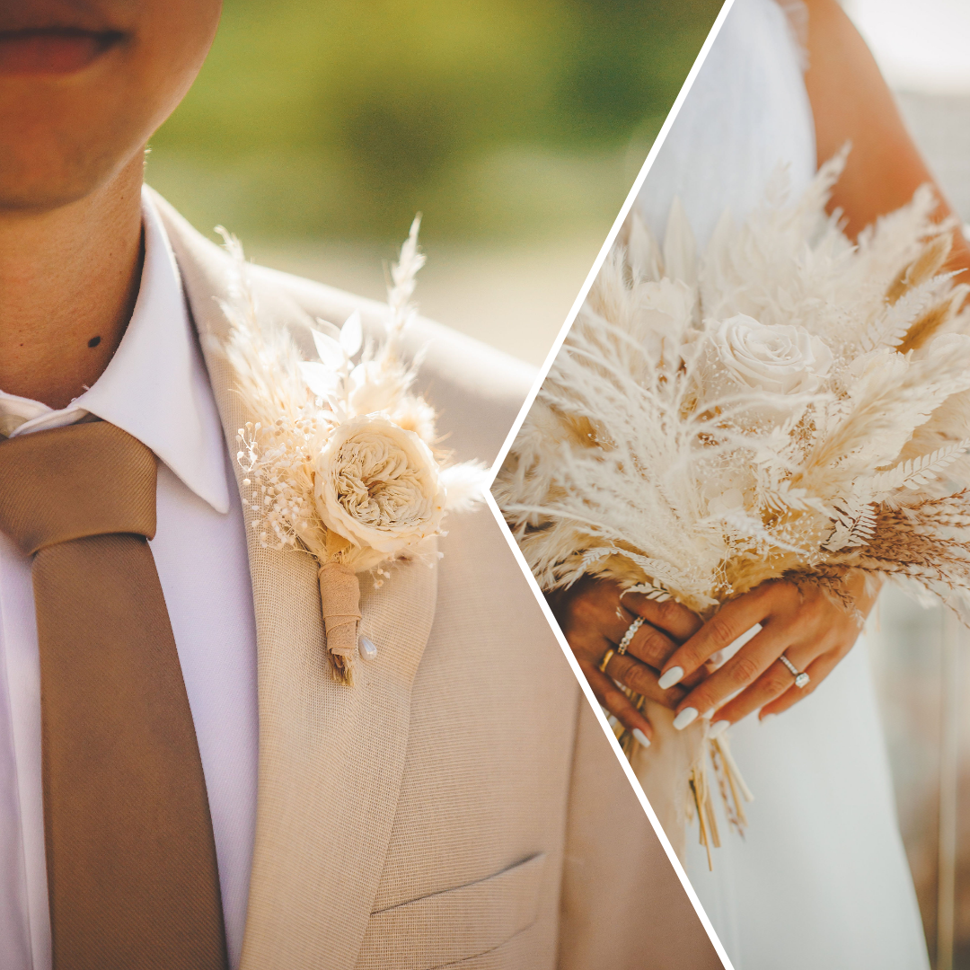 blissful-beach-wedding-bouquet-and-boutonniere-at-sandals